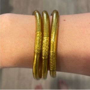 BuDhaGirl All Weather Bangles Gold (MD)